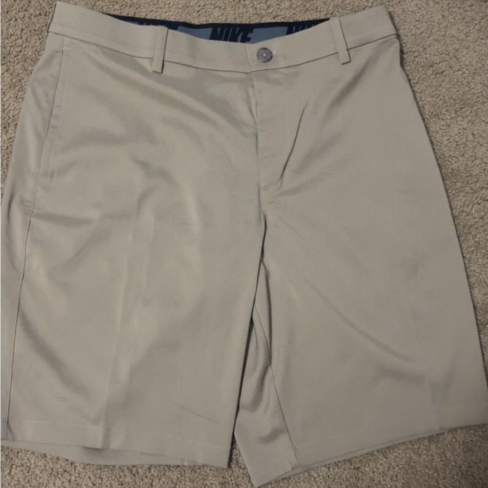 Nike Dri-FIT Beige Standard Fit Shorts